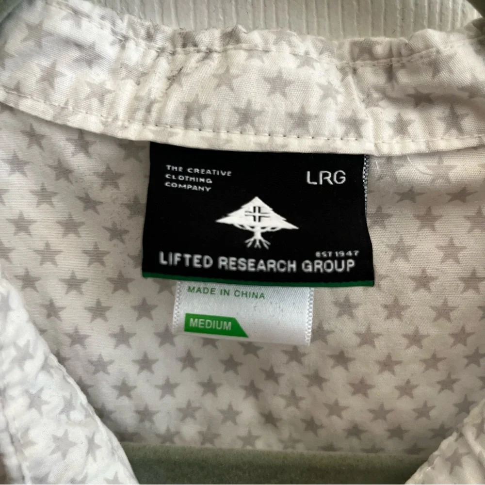LRG White Star Patterned Men's Shirt